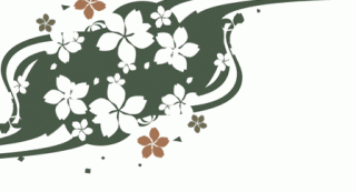 桜と波模様のイラスト素材（12パターン）