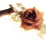自動拳銃と赤い薔薇