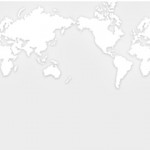 平面的な世界地図（2パターン）