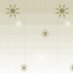フォークロア調の雪の結晶（4パターン）