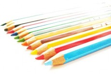 色鉛筆の写真素材（3パターン）