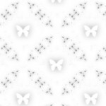 蝶と格子の幾何学模様（4パターン）