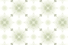四葉のクローバーのような格子状の幾何学模様（4パターン）