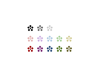 小梅のシンプルなアイコン（透過GIF）（14パターン）