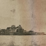 【高解像度】古写真風の軍艦島（3パターン）