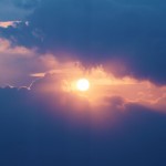 【高解像度】雲間の太陽（2パターン）